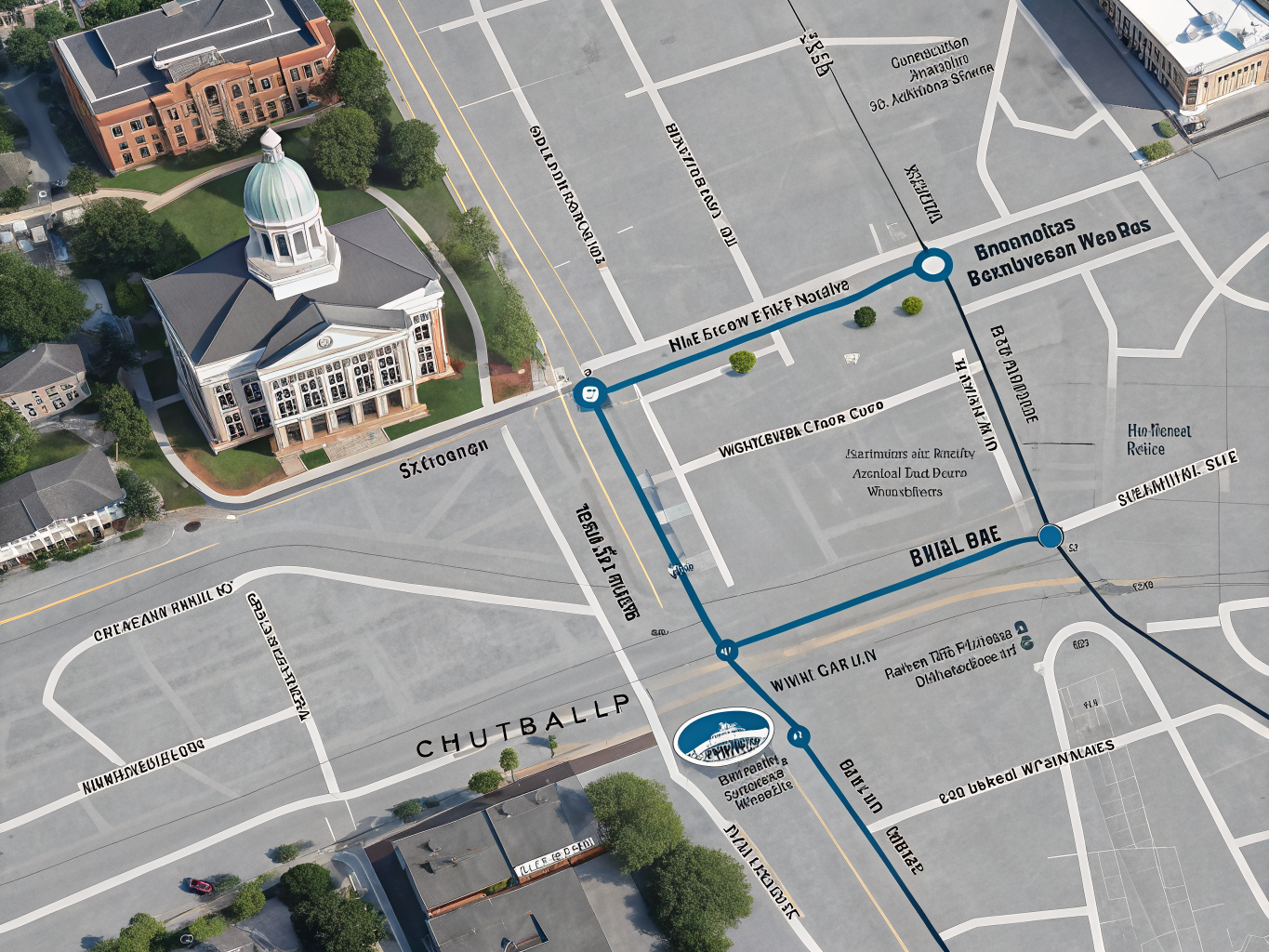 Alpharetta Georgia service area coverage map showing key neighborhoods and routes